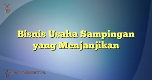 Bisnis Usaha Sampingan yang Menjanjikan