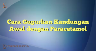 Cara Gugurkan Kandungan Awal dengan Paracetamol