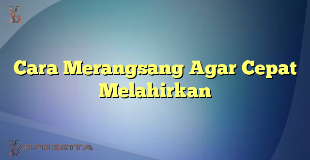 Cara Merangsang Agar Cepat Melahirkan