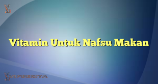 Vitamin Untuk Nafsu Makan